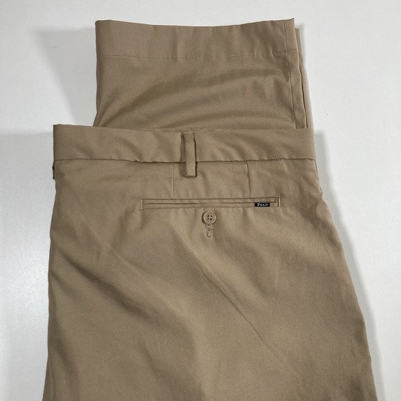 Polo Ralph Lauren Performance Pants 44B-29 Beige Stretch Chino (Tag 44B-30) - Picture 1 of 10
